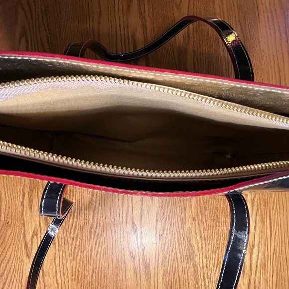 ๐ฎ๐น Gorgeous ARCADIA Patent Leather Bag ITALY - NEW! - Picture 5 of 8